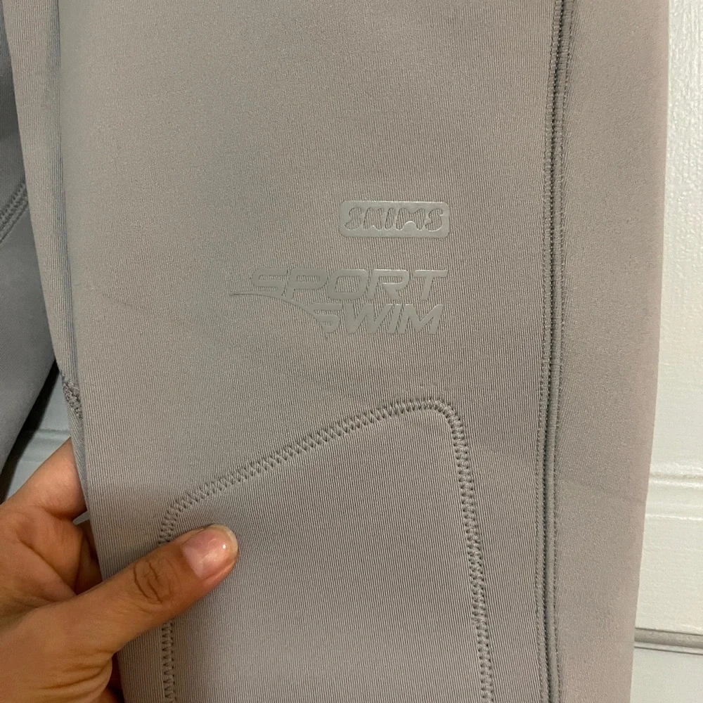 NWT! SKIMS Scuba Pant In Chrome Size XS